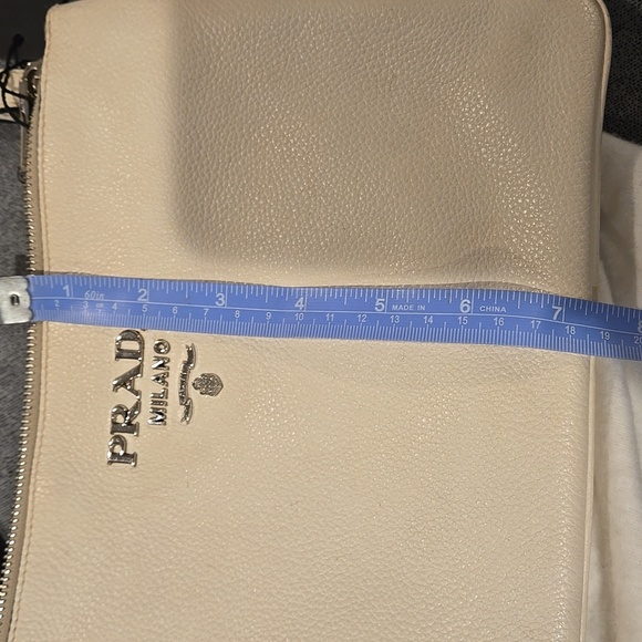 White Prada Shoulder Bag Authentic - Picture 12 of 12